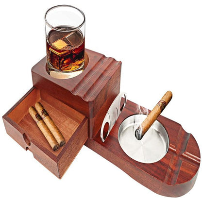 Wooden Ash Tray Wooden Plus