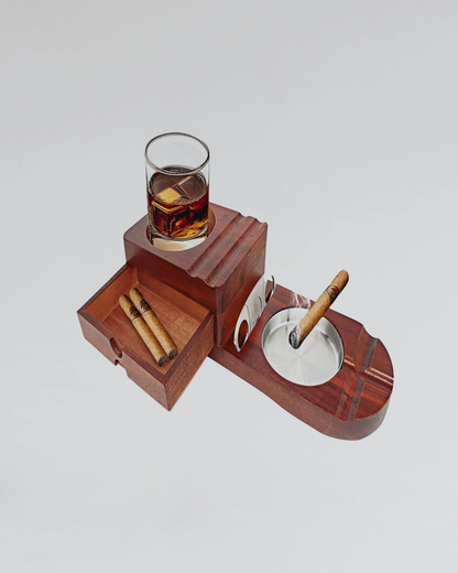 Wooden Ash Tray Wooden Plus