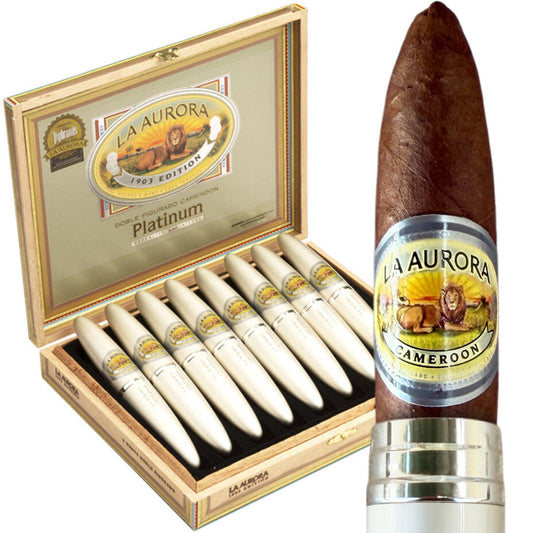 La Aurora Preferidos Platinum Doble Figurado No 2 Tubos